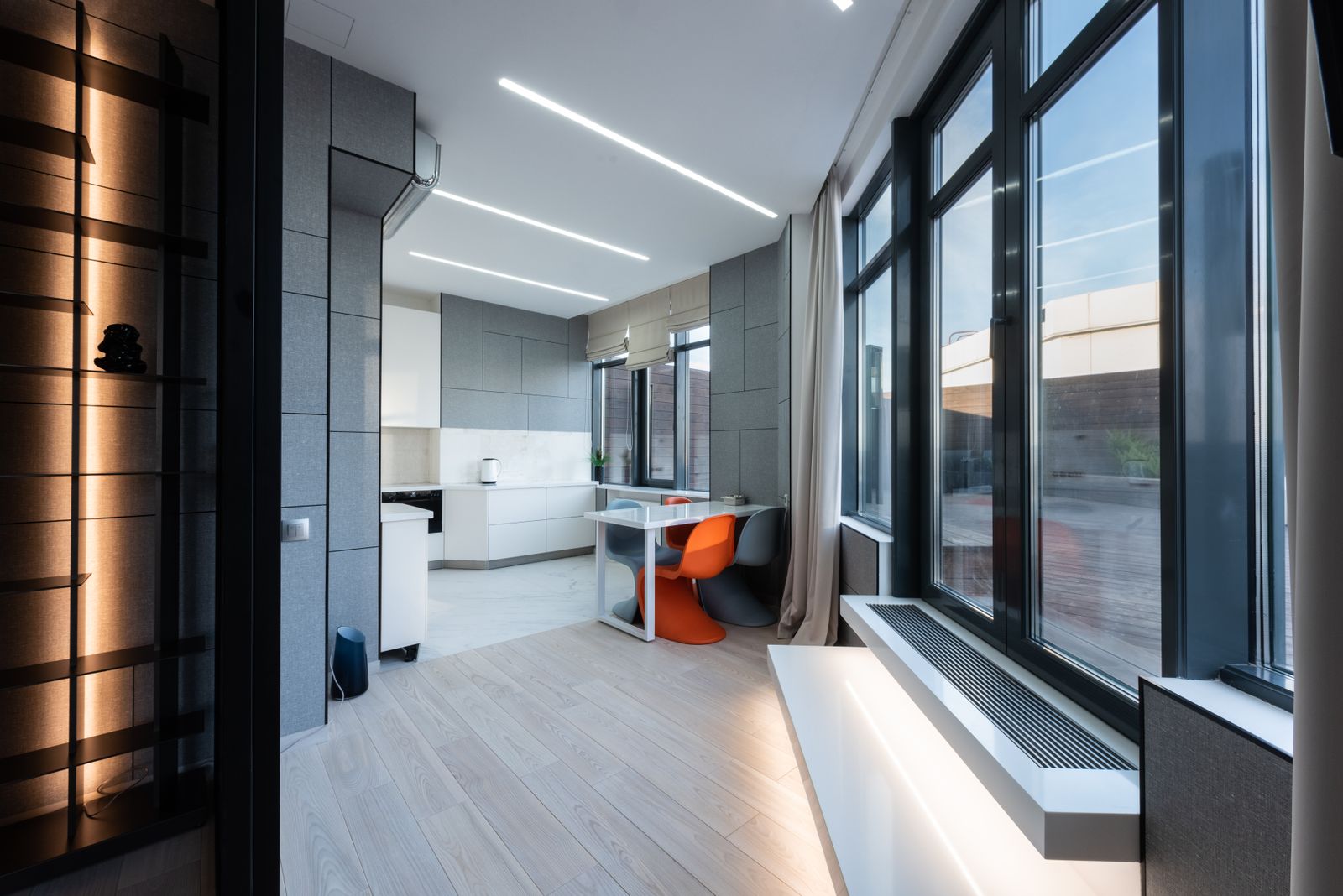Living room at 235 Troutman Street