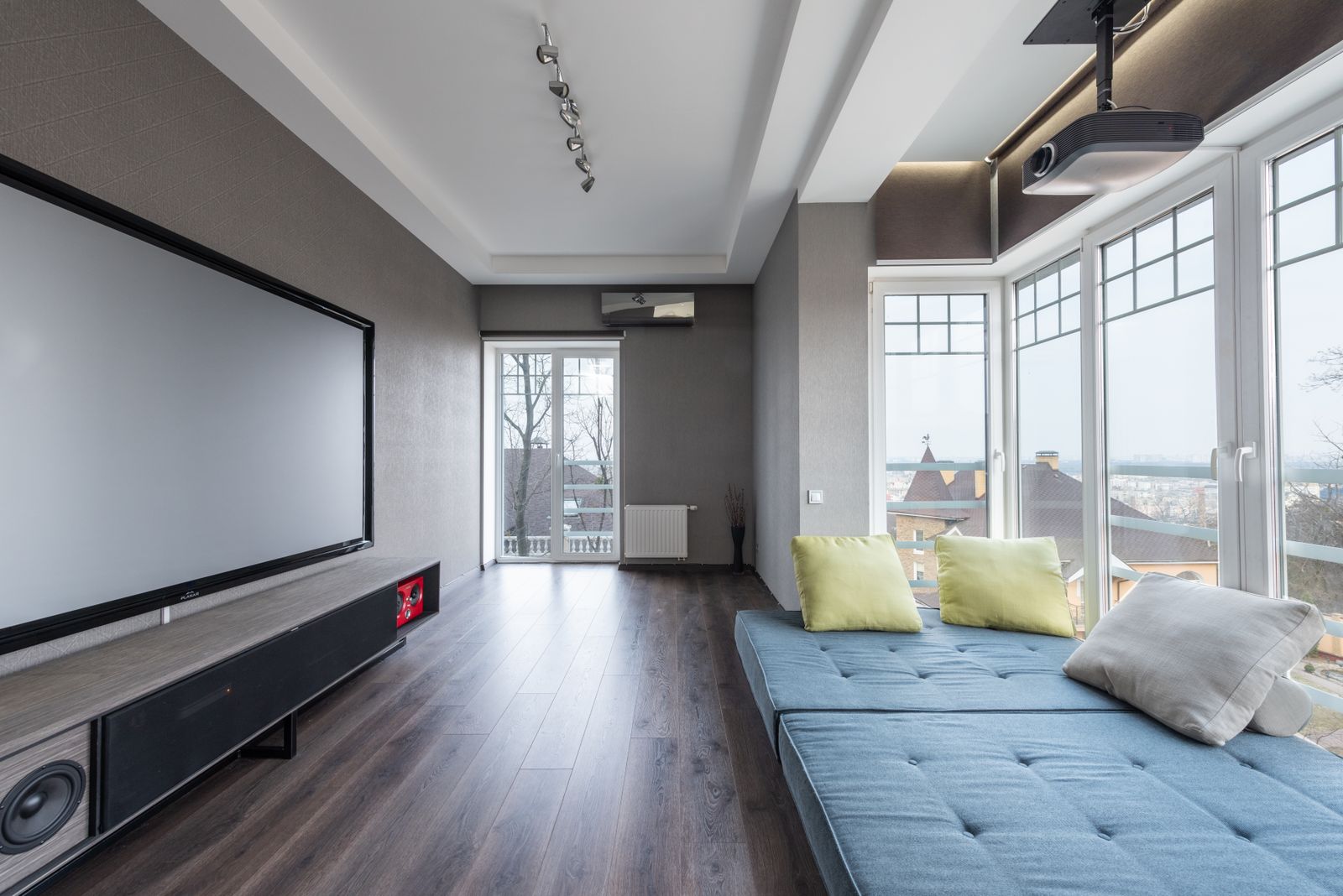 Living room at 300 Bedford Avenue